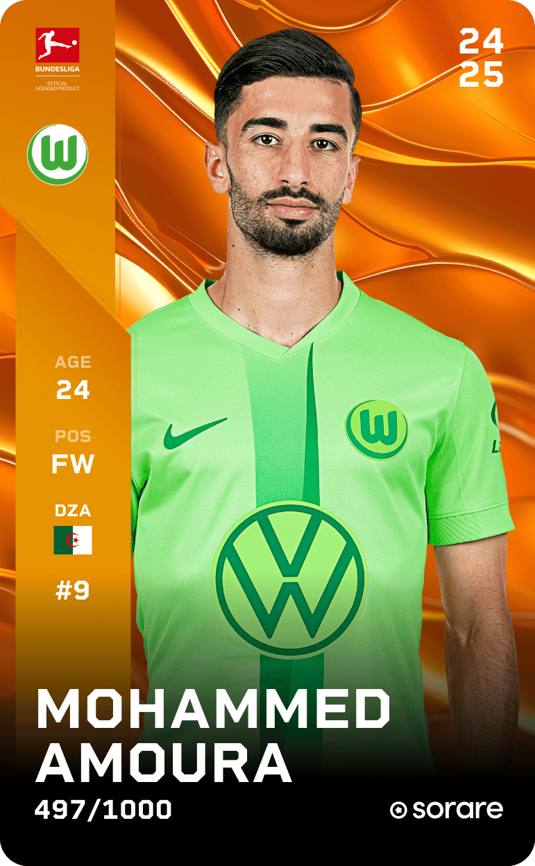 Mohammed Amoura 2024-25 • Limited 497/1000
