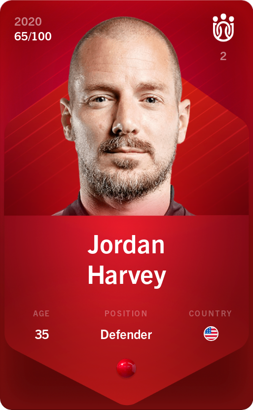 Sorare - Sorare Official - Jordan Harvey 2020-21 • Rare 65/100 - NFT # 89345636641735124993853507542687842902311342817857166563851918116633926691022