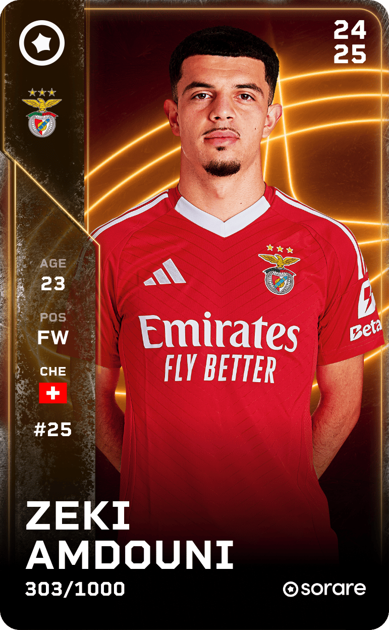 Zeki Amdouni 2024-25 • Limited 303/1000