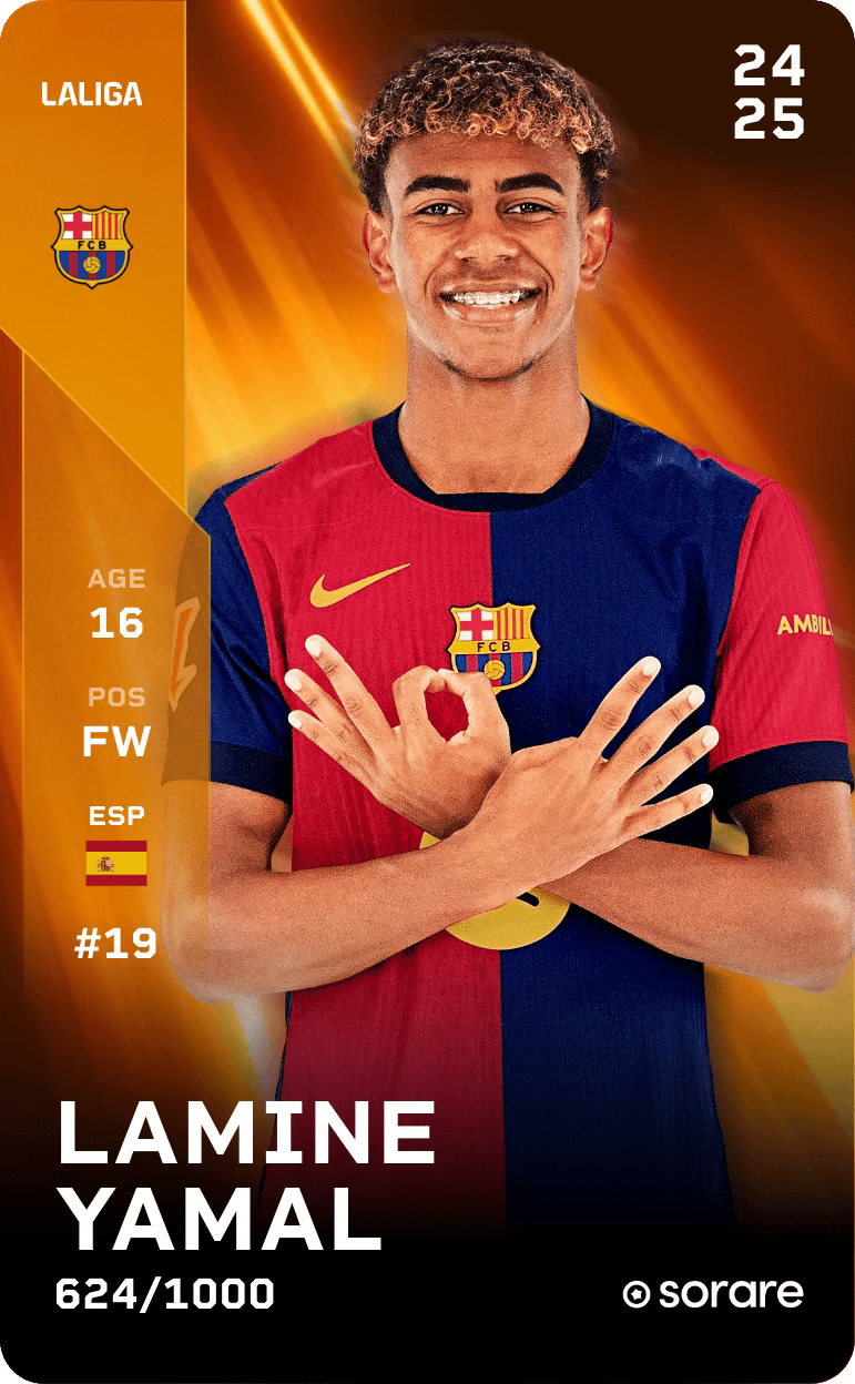 Lamine Yamal 2024-25 • Limited 624/1000
