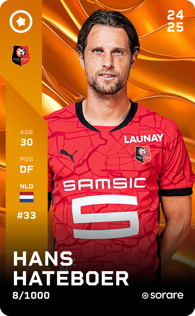 Hans Hateboer 2024-25 • Limited 8/1000