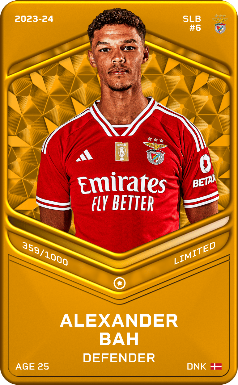 Alexander Bah 2023-24 • Limited 359/1000