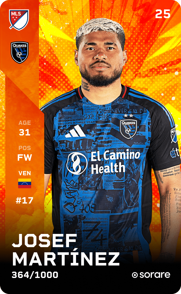 Josef Martínez 2025-26 • Limited 364/1000