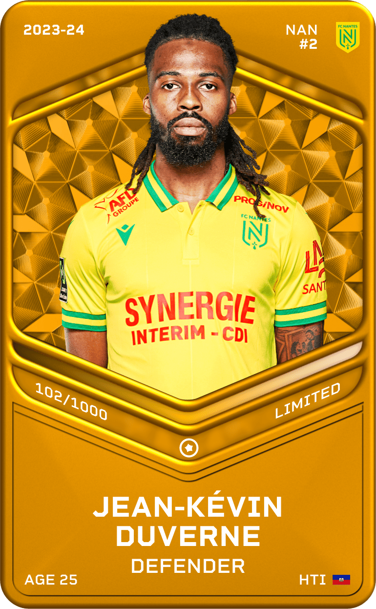 Jean-Kévin Duverne 2023-24 • Limited 102/1000