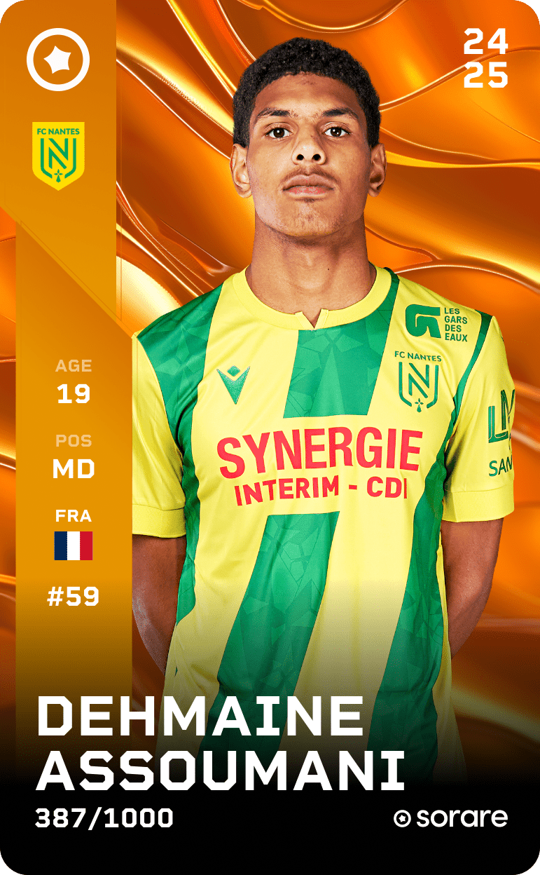 Dehmaine Assoumani 2024-25 • Limited 387/1000