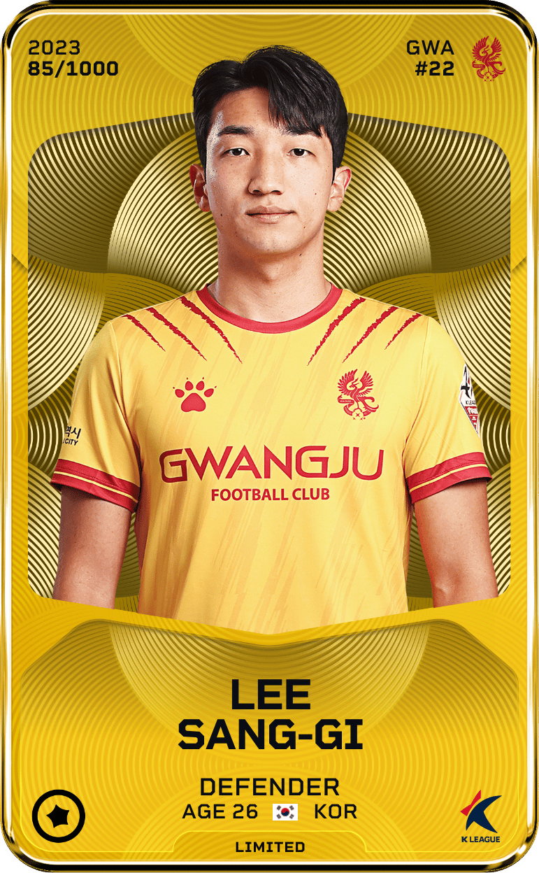 Lee Sang-Gi 2023-24 • Limited 85/1000