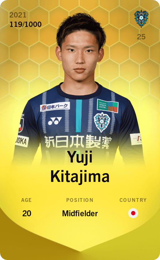 Yuji Kitajima 2021-22 • Limited 119/1000