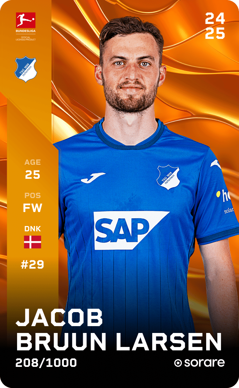 Jacob Bruun Larsen 2024-25 • Limited 208/1000