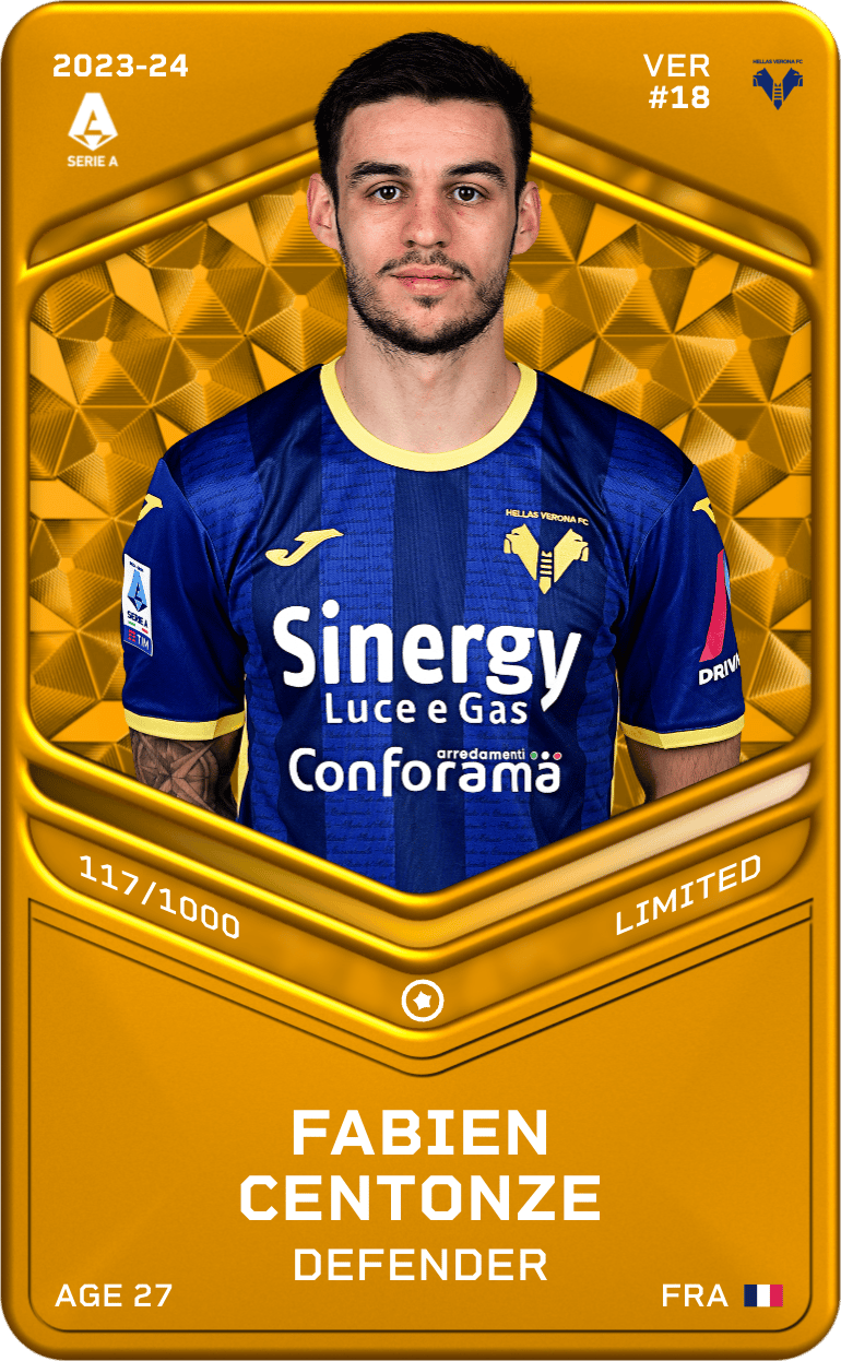 Fabien Centonze 2023-24 • Limited 117/1000