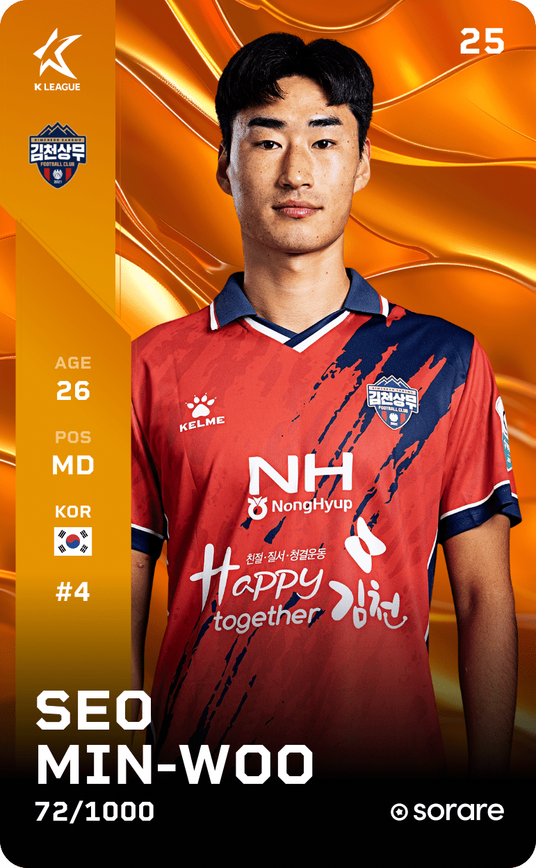Seo Min-Woo 2025-26 • Limited 72/1000