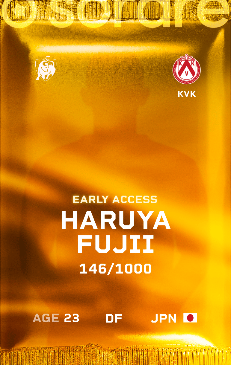 Haruya Fujii 2024-25 • Limited 146/1000