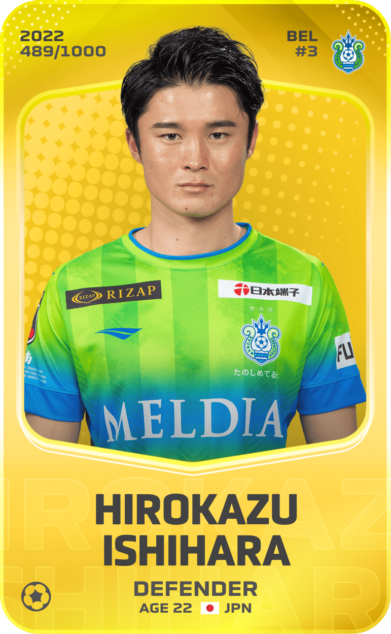 Hirokazu Ishihara 2022-23 • Limited 489/1000