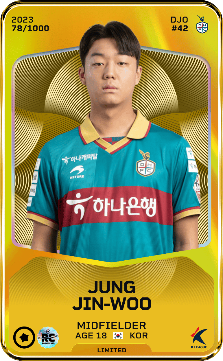 Jung Jin-Woo 2023-24 • Limited 78/1000