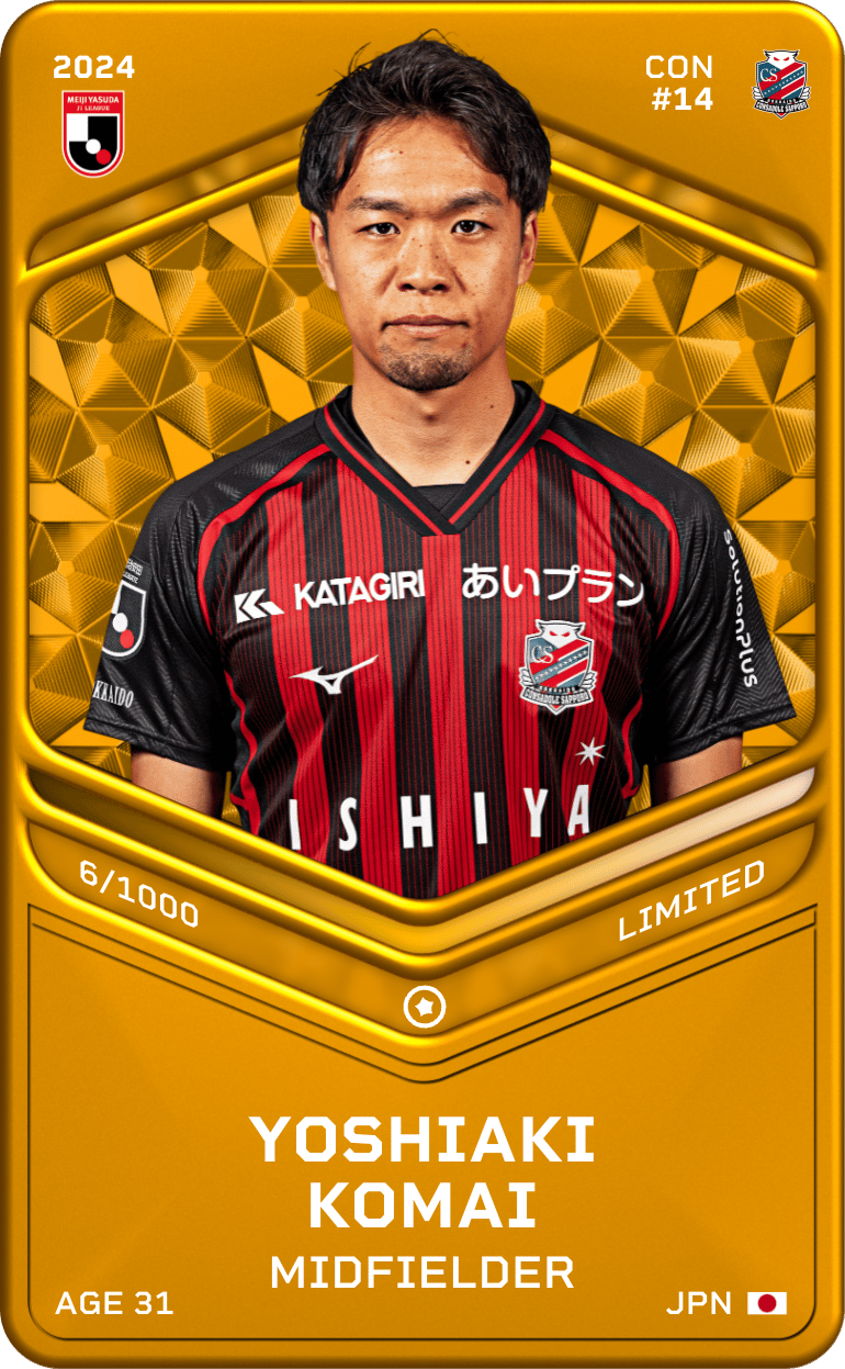 Yoshiaki Komai 2024-25 • Limited 6/1000