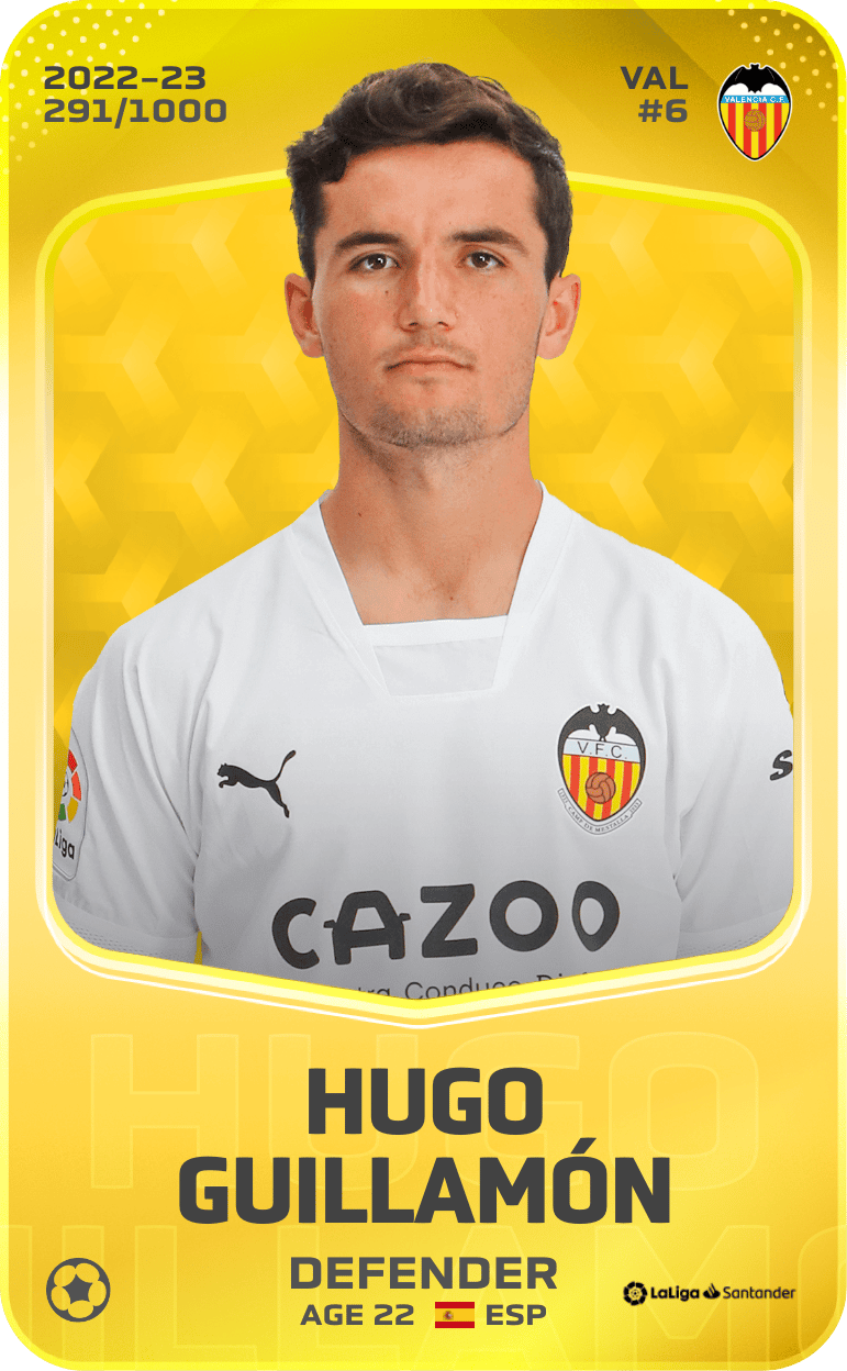 Hugo Guillamón 2022-23 • Limited 291/1000