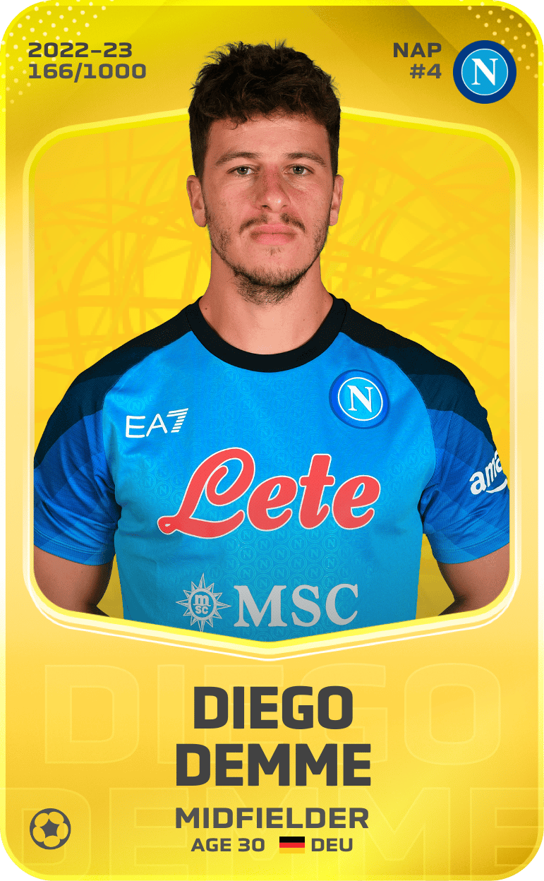 Diego Demme 2022-23 • Limited 166/1000