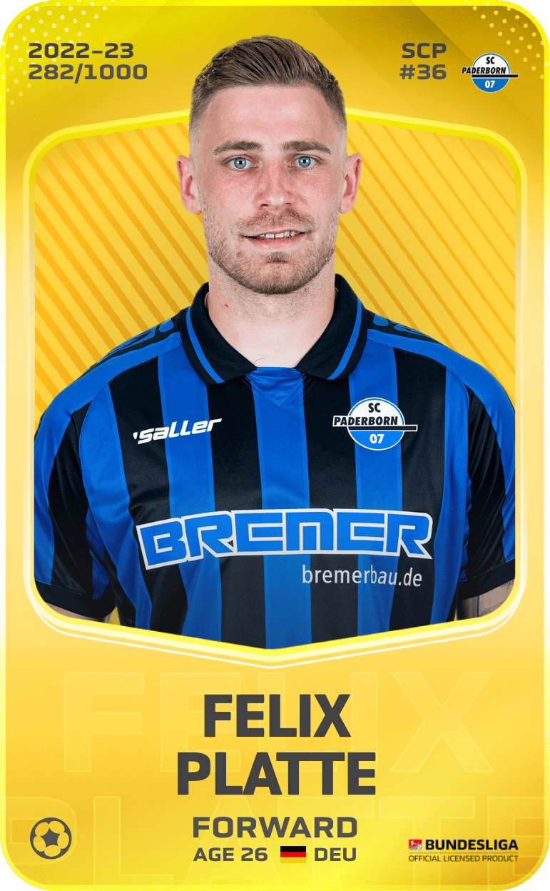 Felix Platte 2022-23 • Limited 282/1000