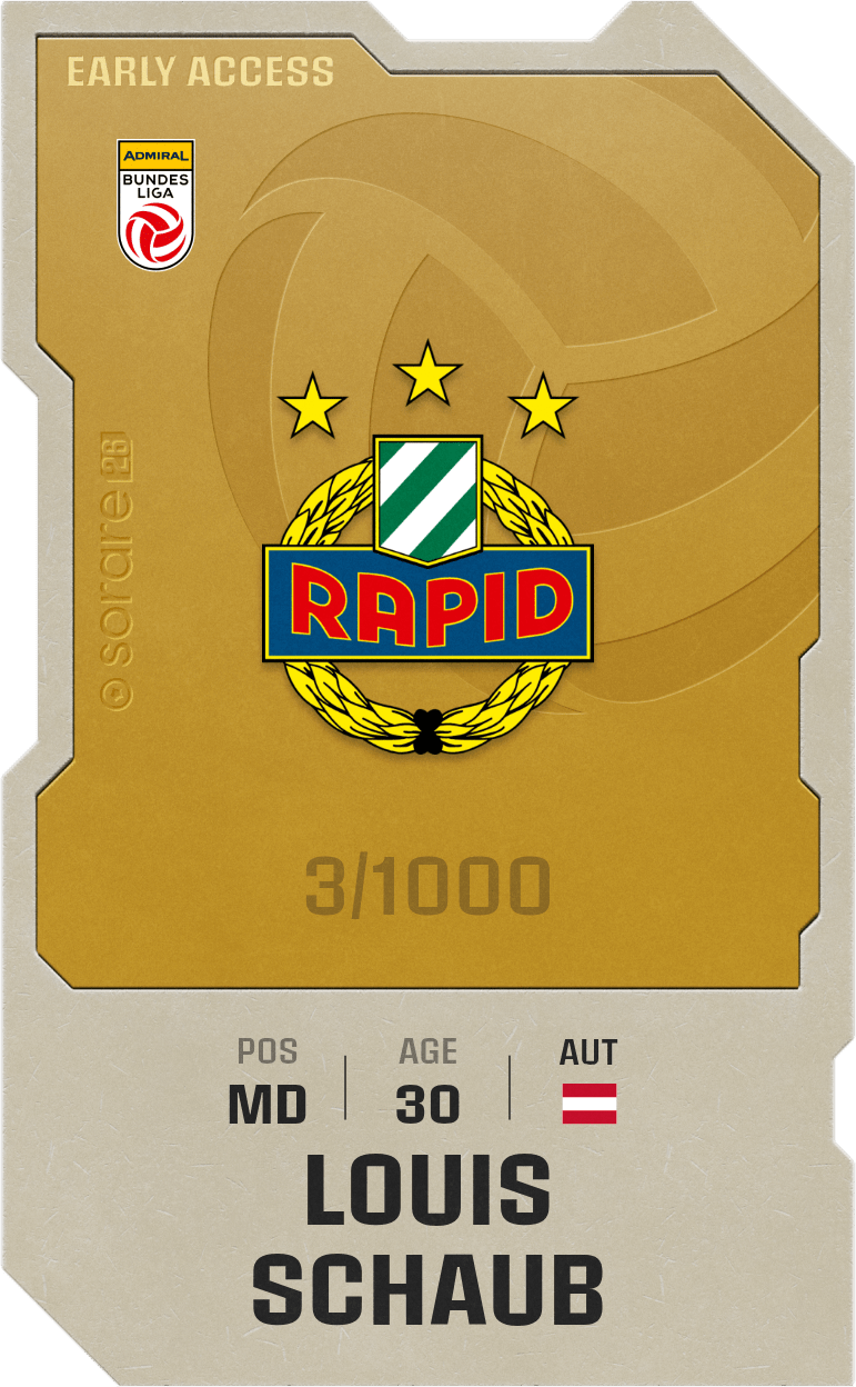 Louis Schaub 2025-26 • Limited 3/1000