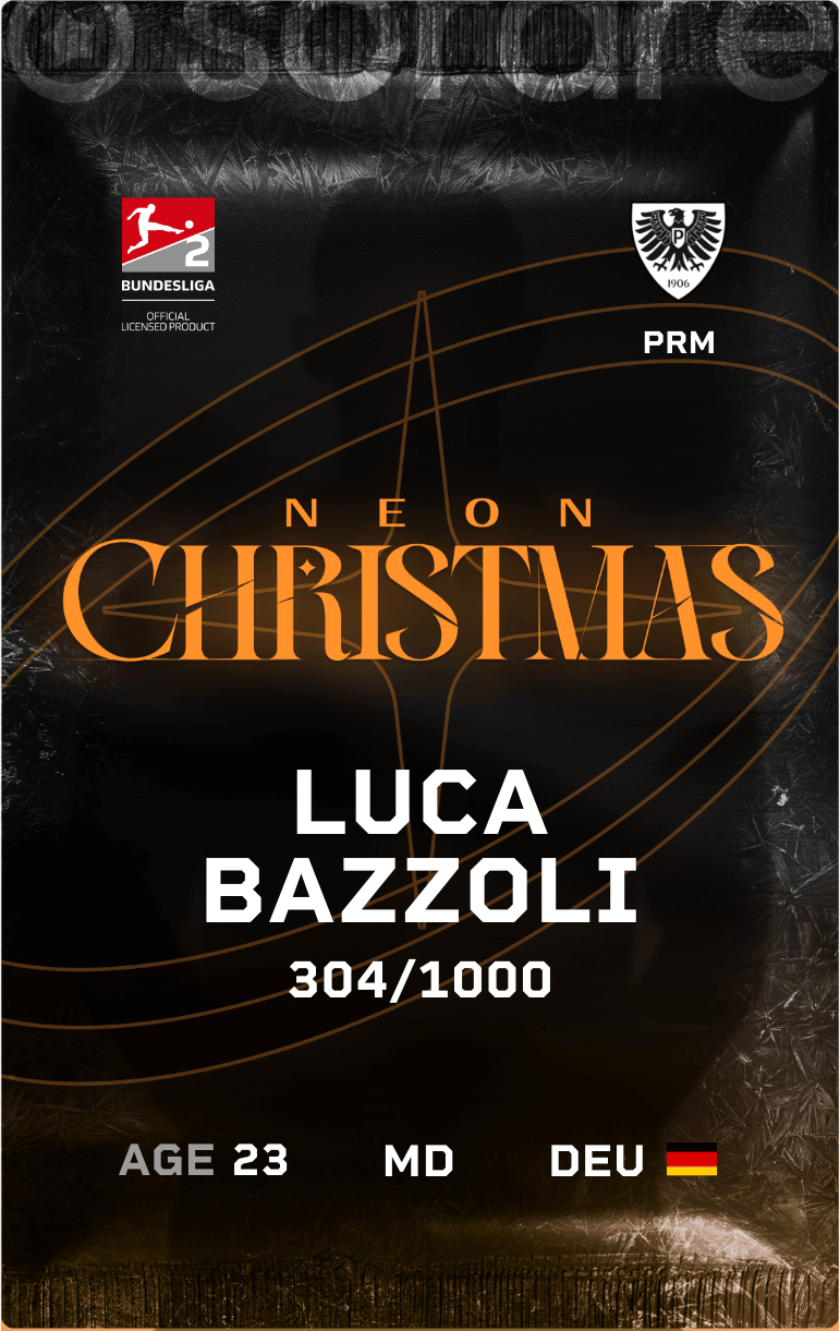 Luca Bazzoli 2024-25 • Limited 304/1000