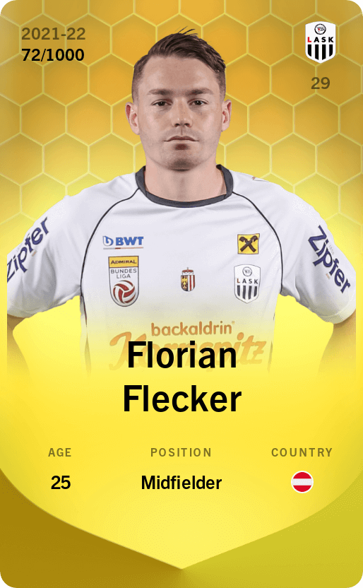Florian Flecker 2021-22 • Limited 72/1000