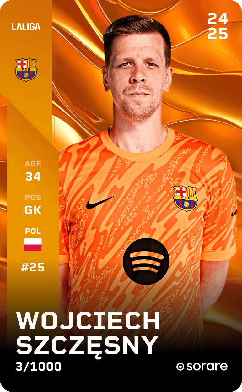 Wojciech Szczęsny 2024-25 • Limited 3/1000