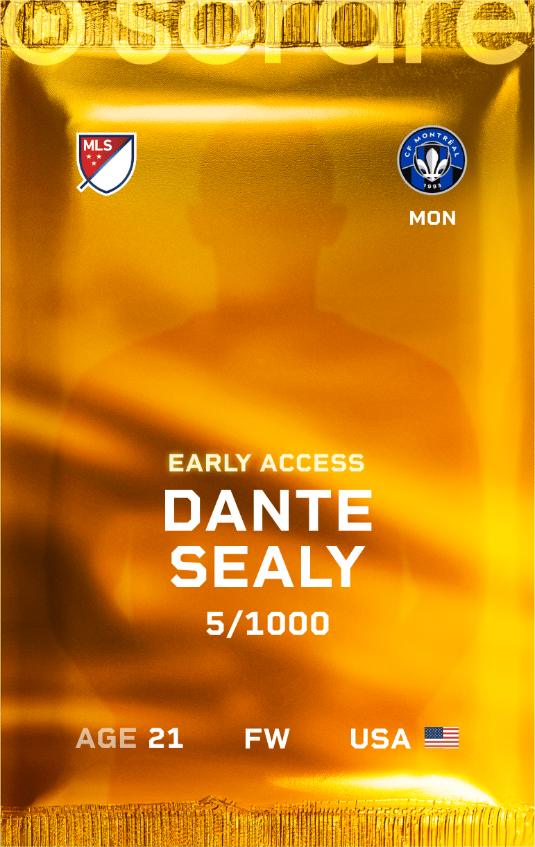Dante Sealy 2025-26 • Limited 5/1000