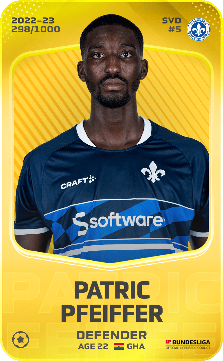 Patric Pfeiffer 2022-23 • Limited 298/1000