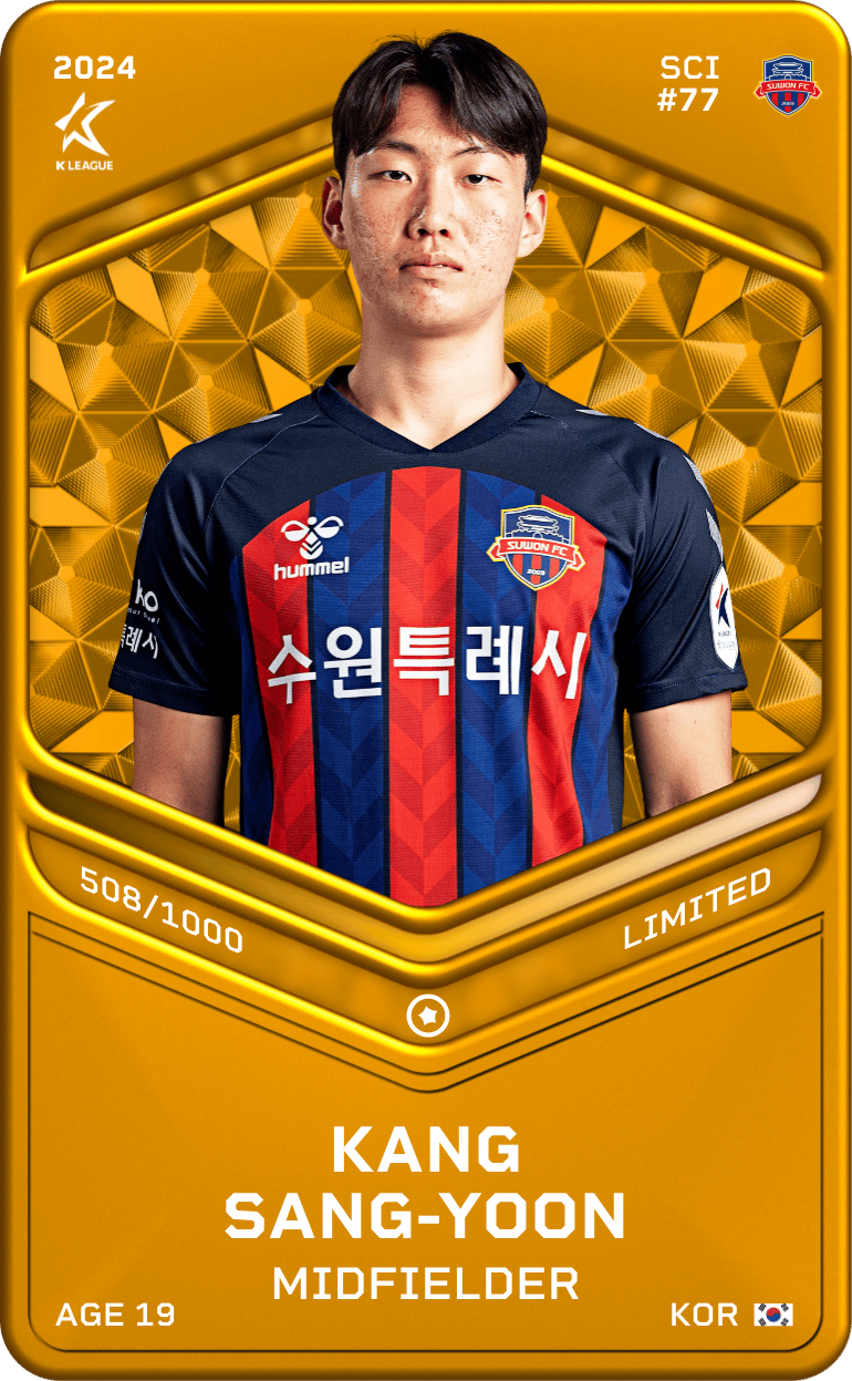 Kang Sang-Yoon 2024-25 • Limited 508/1000