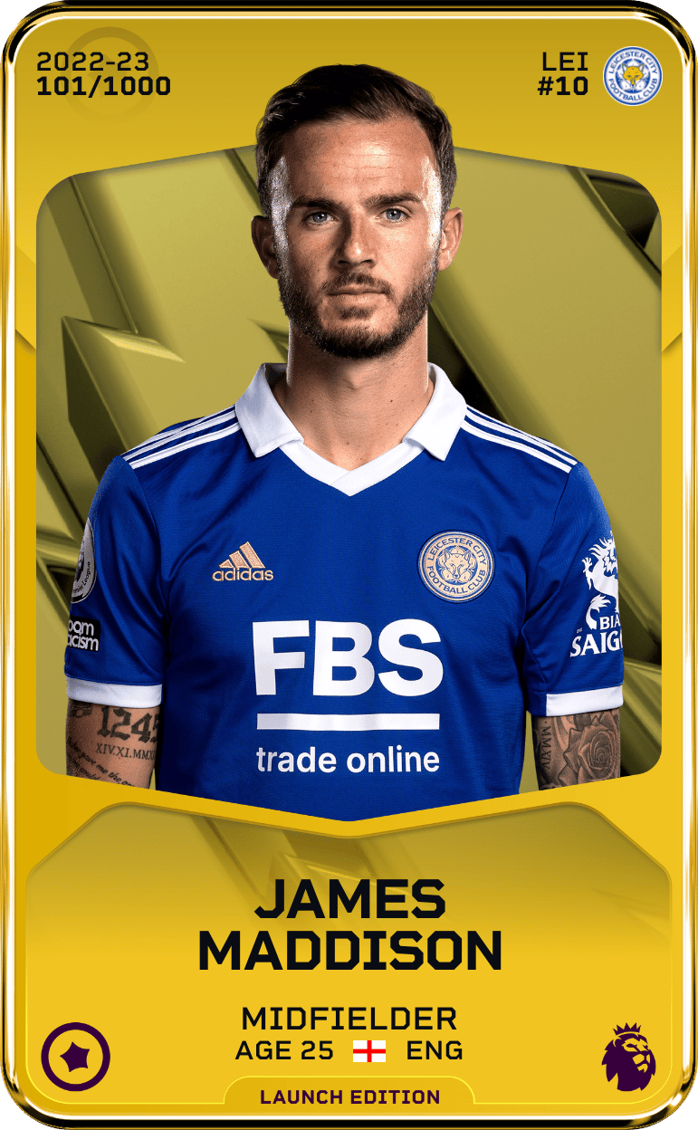 James Maddison 2022-23 • Limited 101/1000