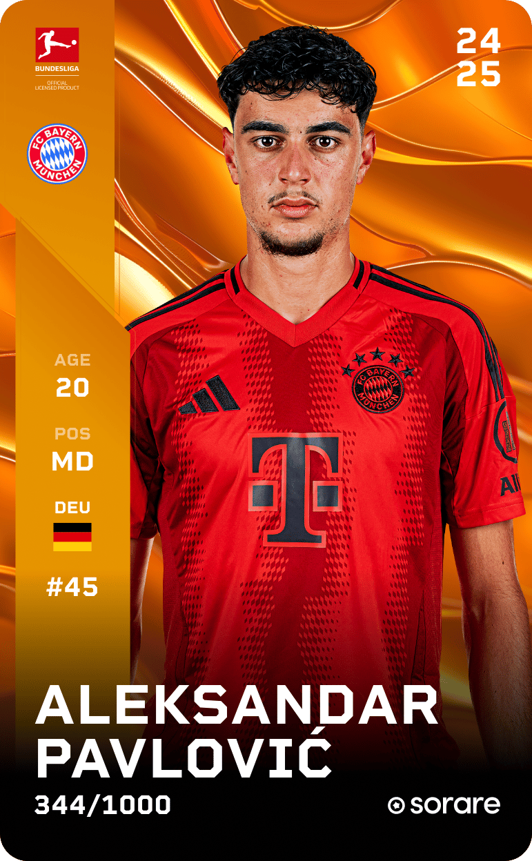 Aleksandar Pavlović 2024-25 • Limited 344/1000