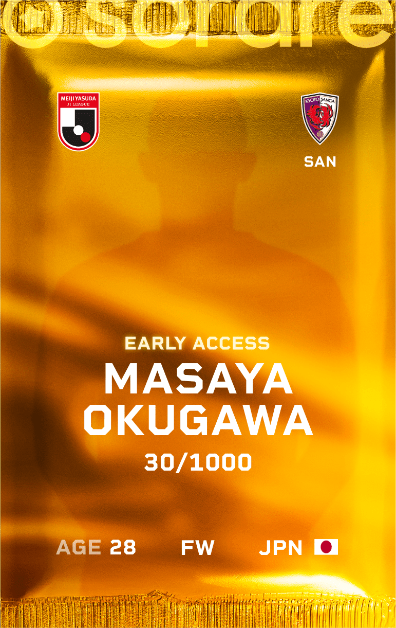 Masaya Okugawa 2025-26 • Limited 30/1000
