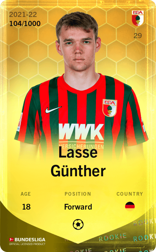 Lasse Günther 2021-22 • Limited 104/1000