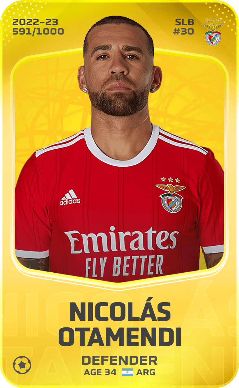Nicolás Otamendi 2022-23 • Limited 591/1000
