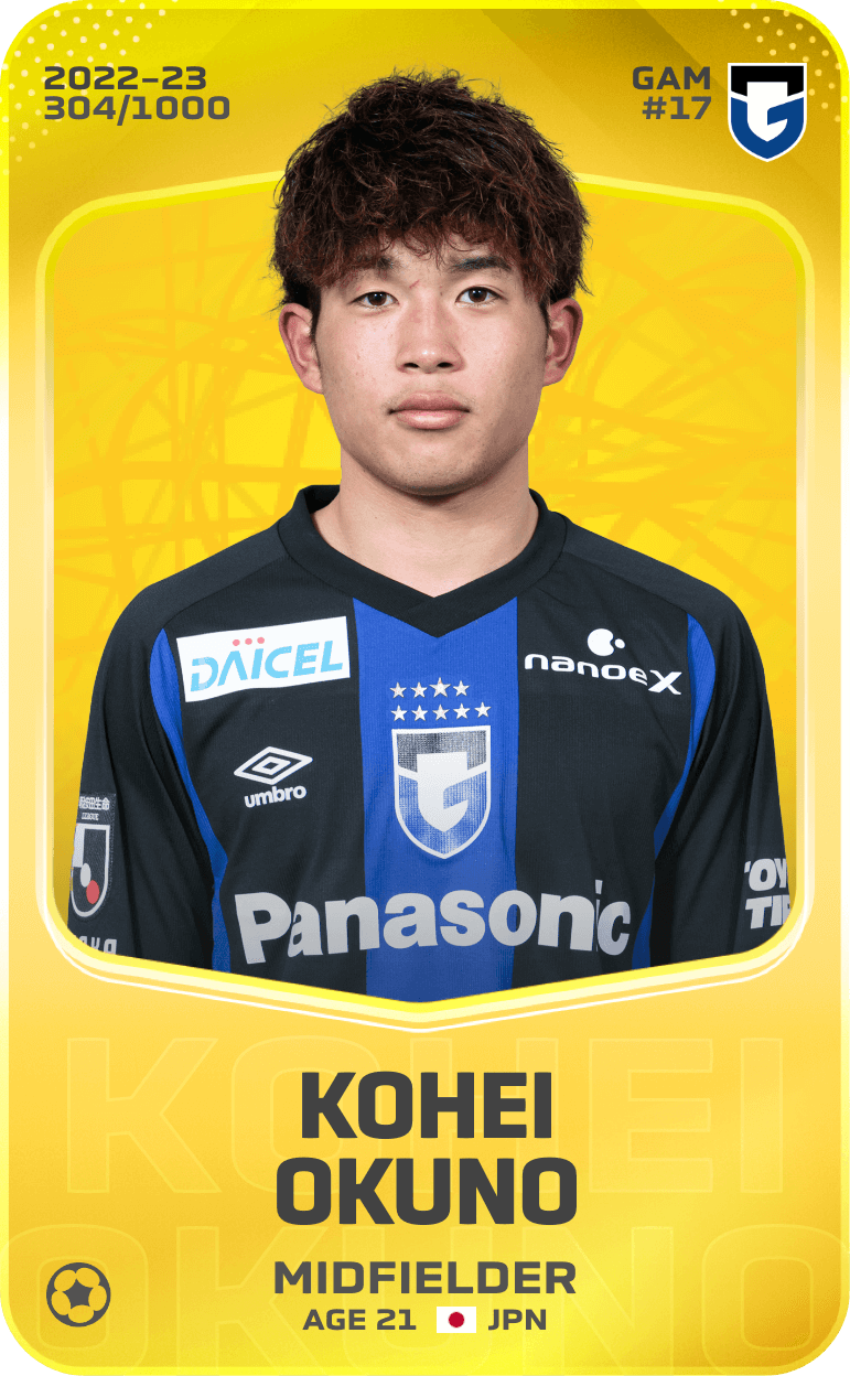 Kohei Okuno 2022-23 • Limited 304/1000