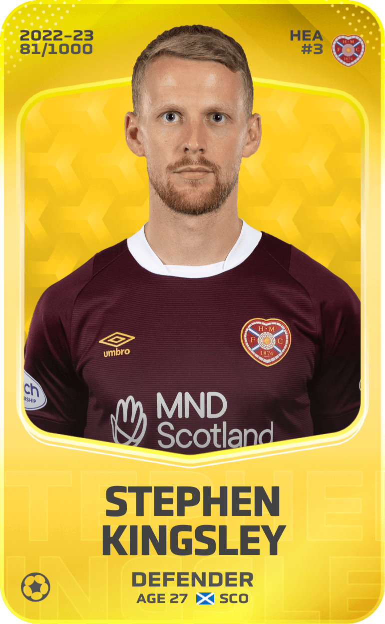 Stephen Kingsley 2022-23 • Limited 81/1000