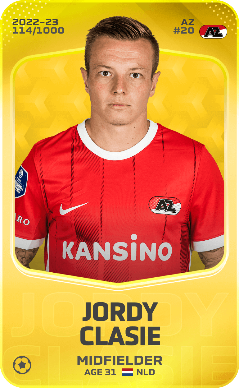 Jordy Clasie 2022-23 • Limited 114/1000