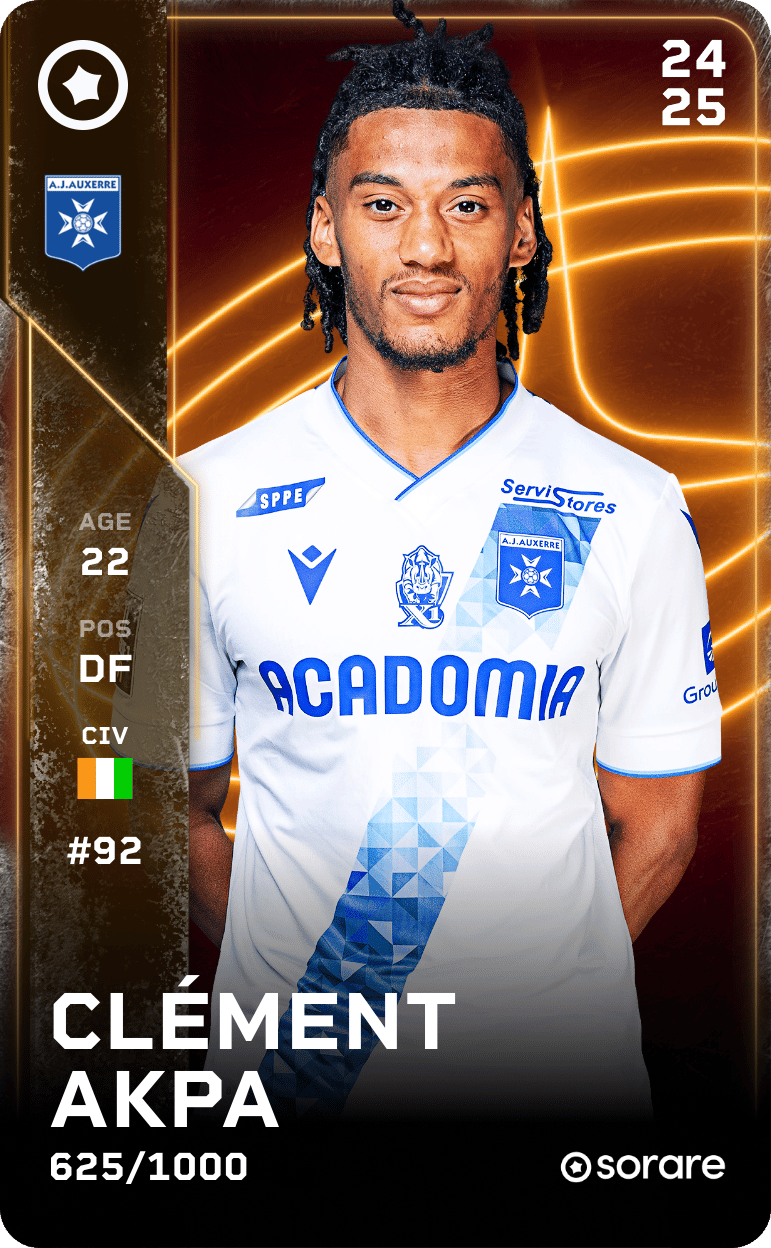 Clément Akpa 2024-25 • Limited 625/1000