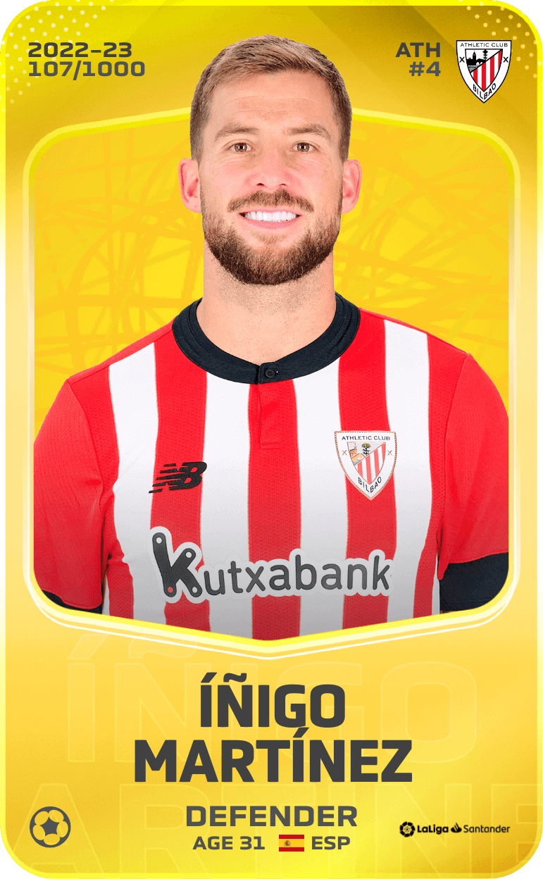 Íñigo Martínez 2022-23 • Limited 107/1000