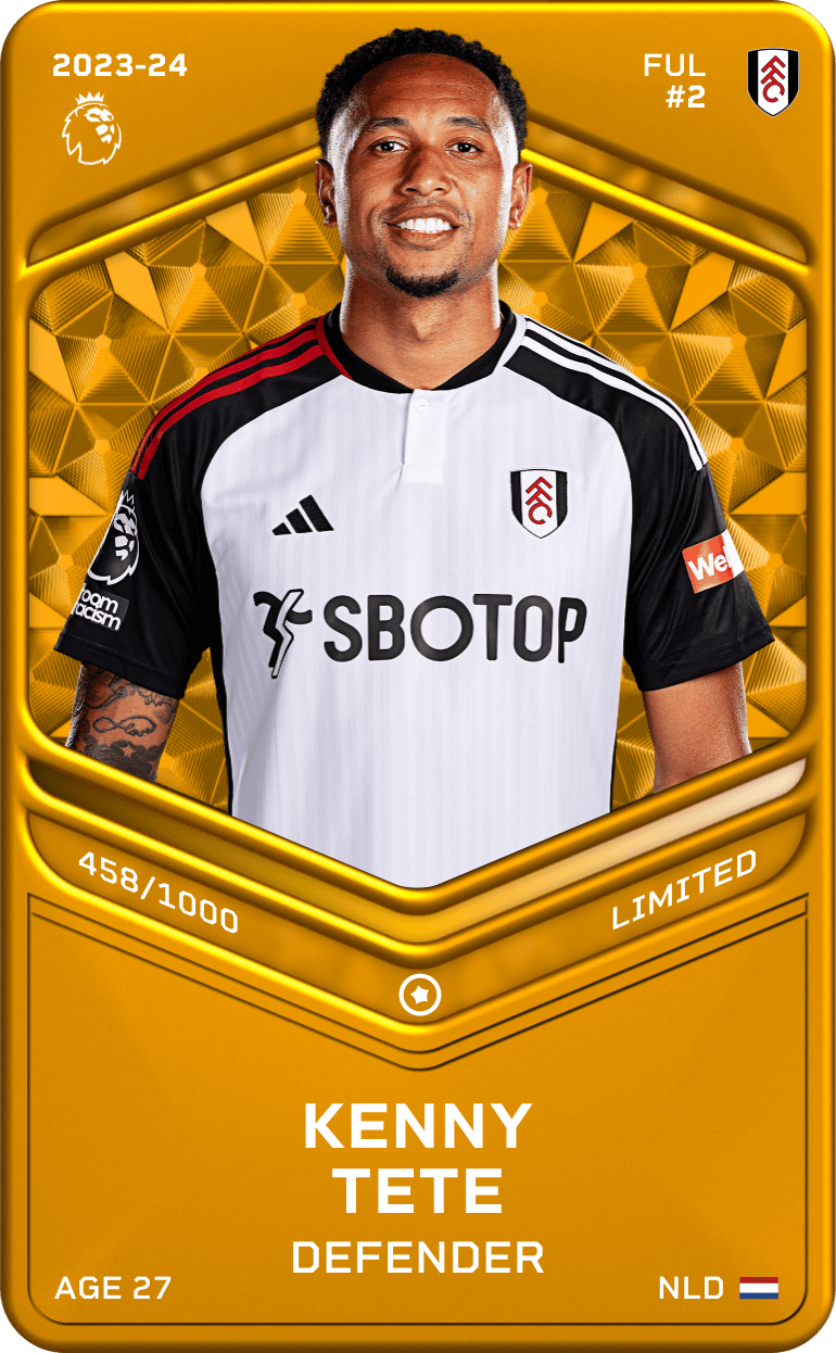 Kenny Tete 2023-24 • Limited 458/1000