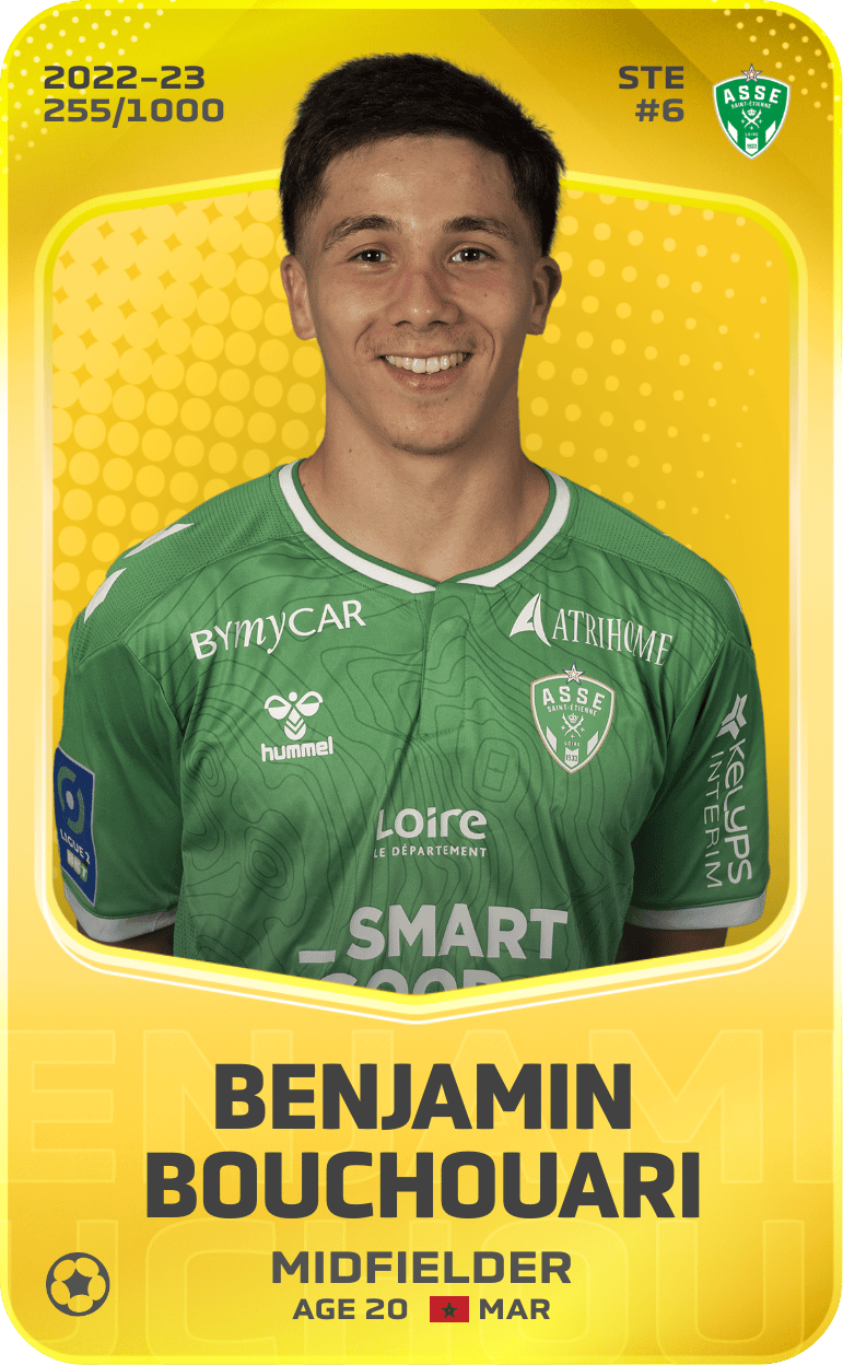 Benjamin Bouchouari 2022-23 • Limited 255/1000