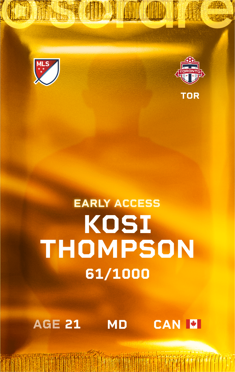 Kosi Thompson 2025-26 • Limited 61/1000