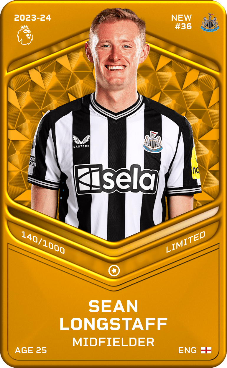 Sean Longstaff 2023-24 • Limited 140/1000