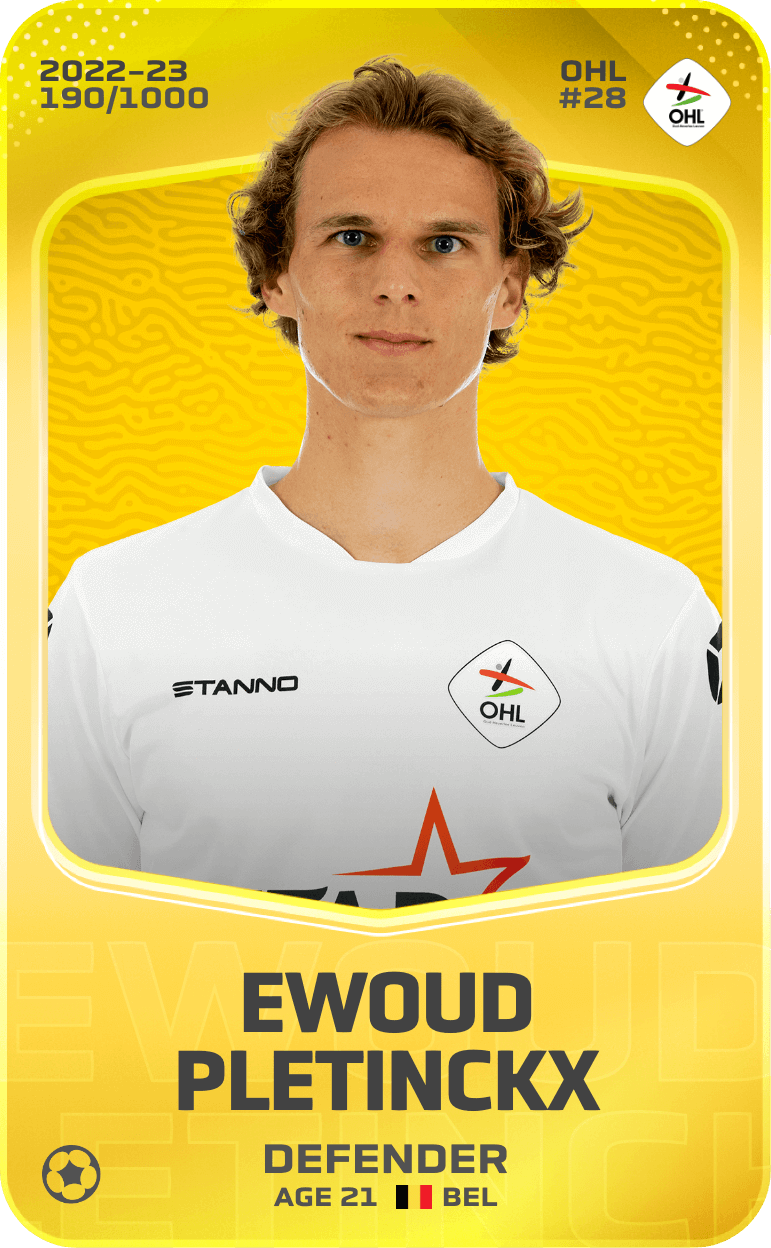 Ewoud Pletinckx 2022-23 • Limited 190/1000