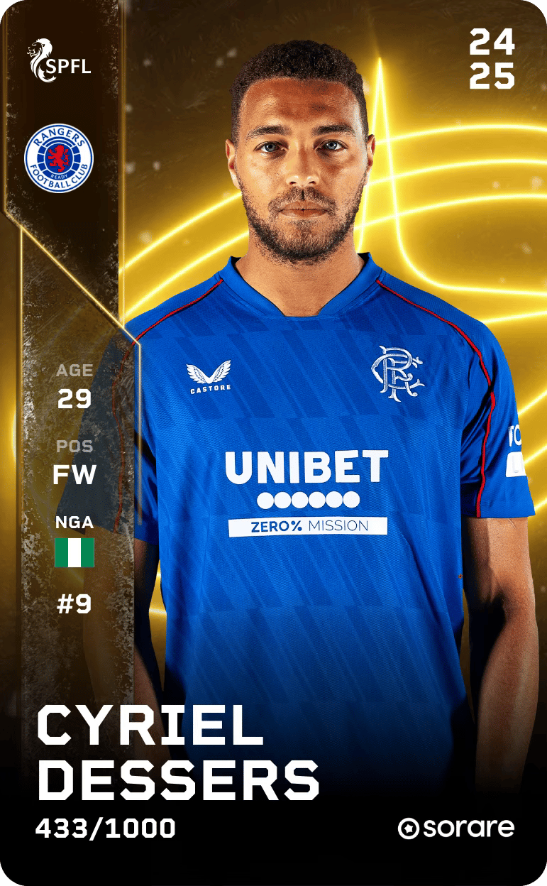 Cyriel Dessers 2024-25 • Limited 433/1000