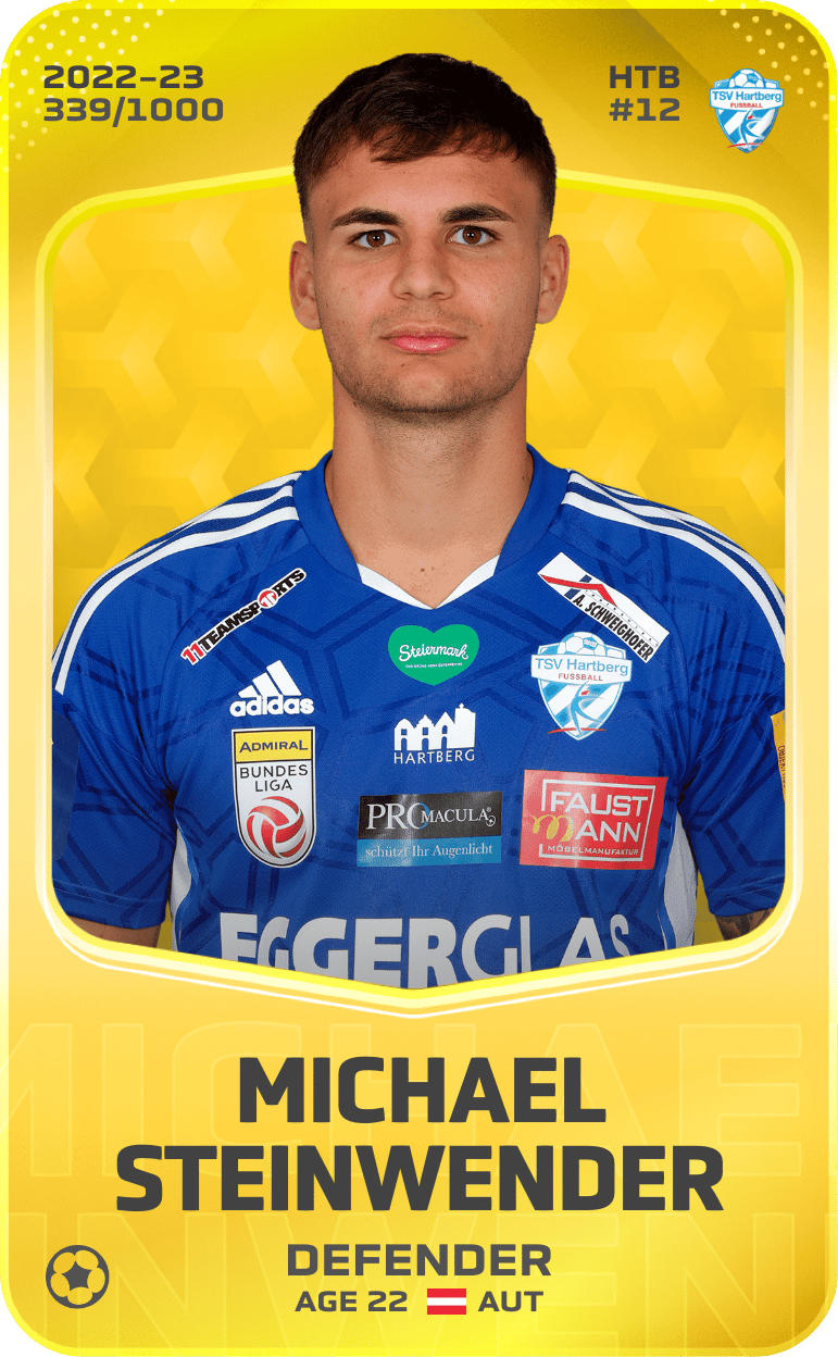 Michael Steinwender 2022-23 • Limited 339/1000