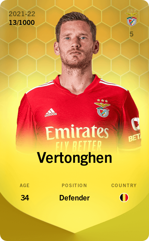 Vertonghen 2021-22 • Limited 13/1000
