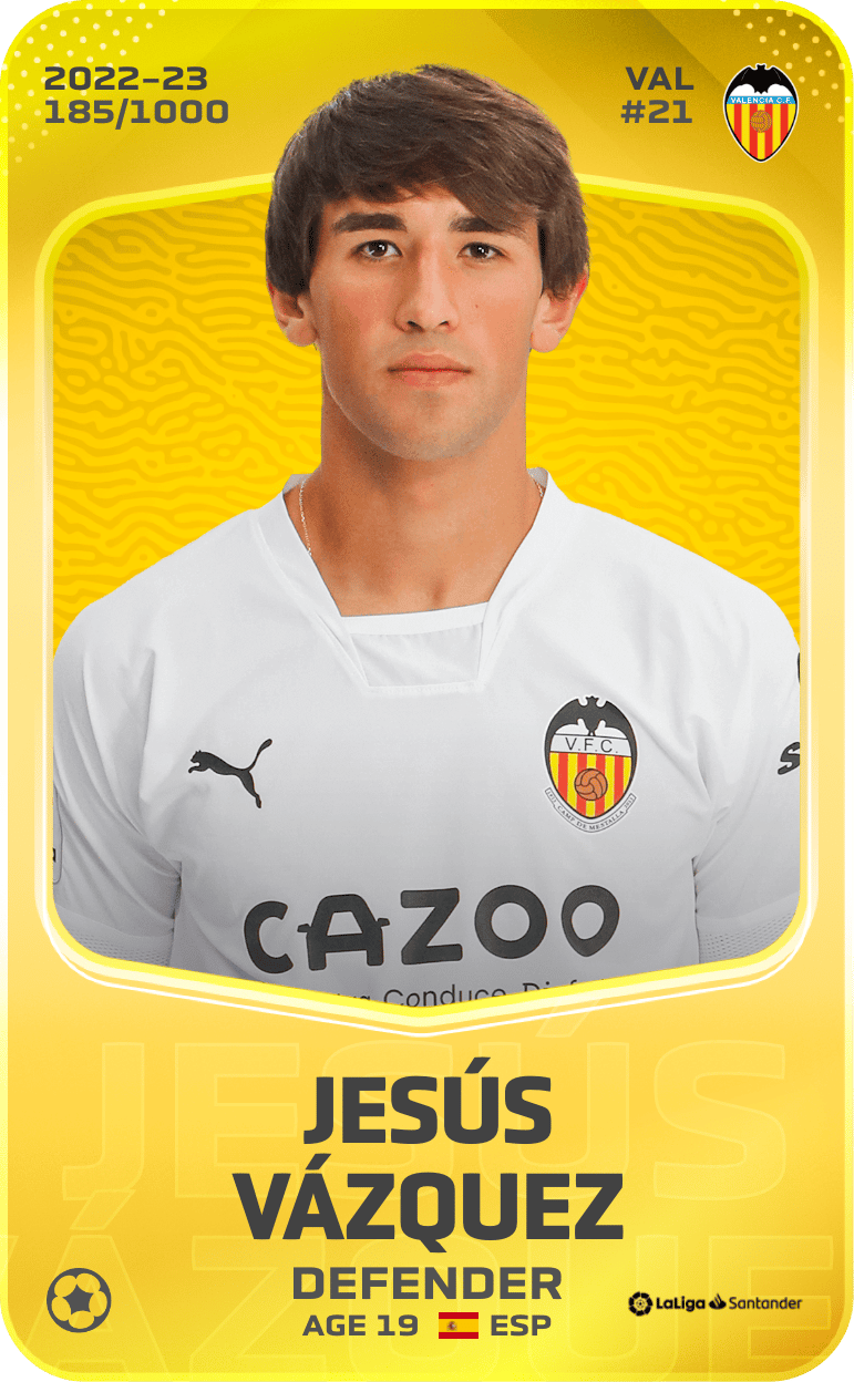 Jesús Vázquez 2022-23 • Limited 185/1000