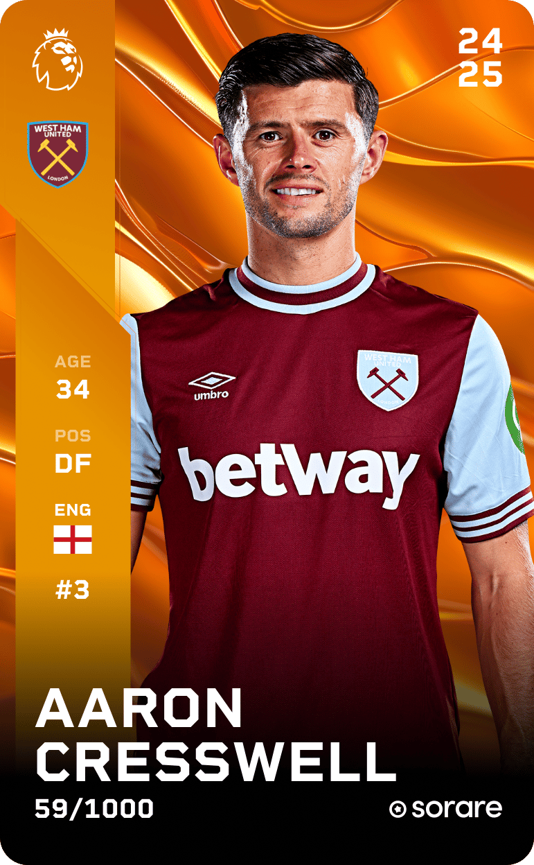 Aaron Cresswell 2024-25 • Limited 59/1000