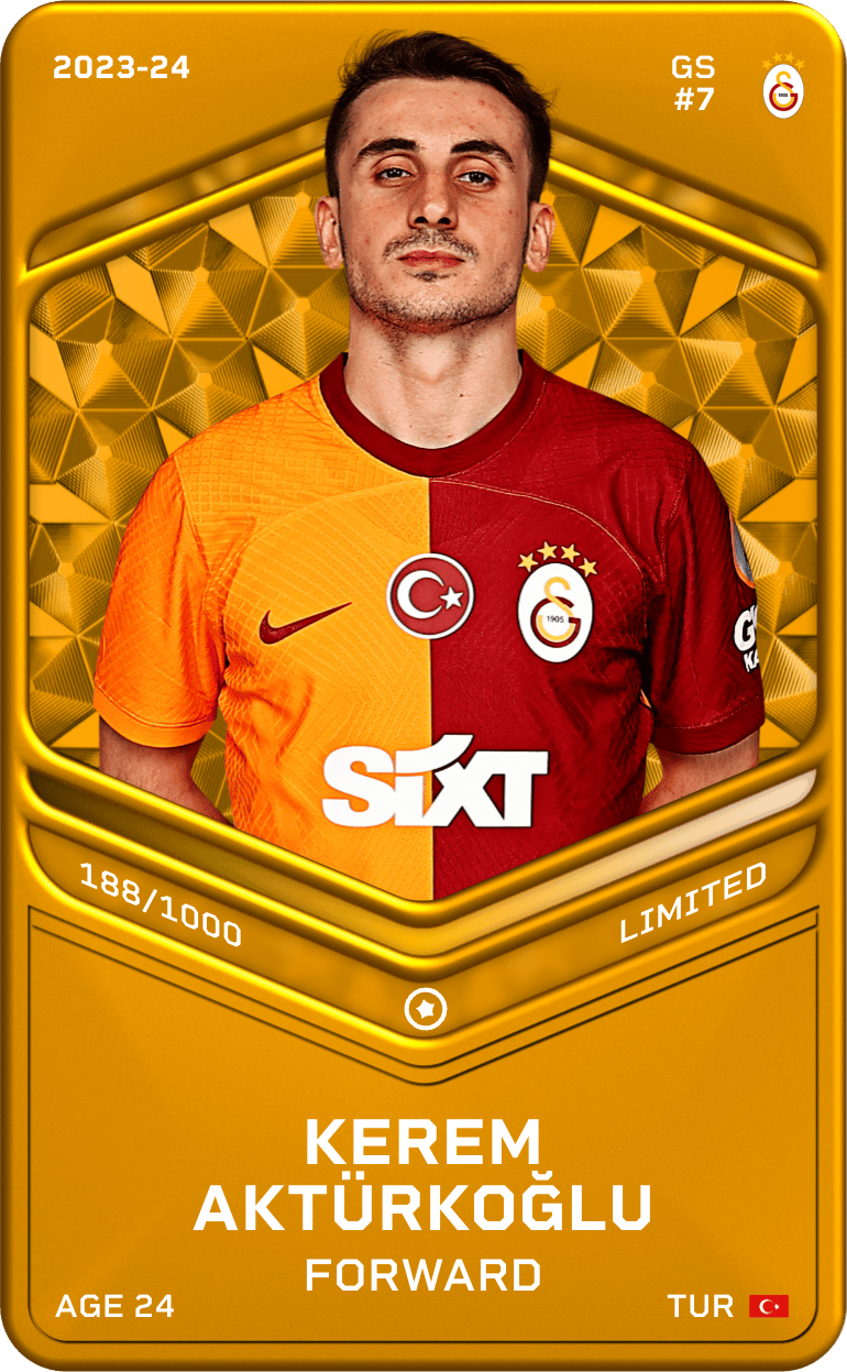 Kerem Aktürkoğlu 2023-24 • Limited 188/1000