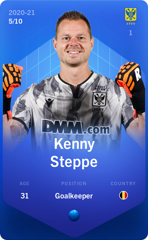 Sorare - Sorare Official - Kenny Steppe 2020-21 • Super Rare 5/10 - NFT # 30521658216368918632184419938961480923158364526394009061112102029681153580756